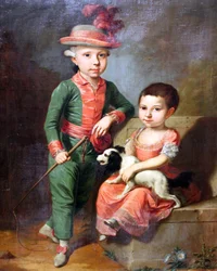 Portrait of Johann Georg von Holzhausen (1771-1846) and His Sister Henriette (1773-1834)